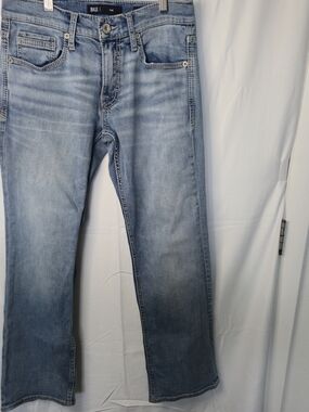 BKE Jake Straight Jeans Mens 29x30 Medium Wash Blue Stretch Denim Casual0505